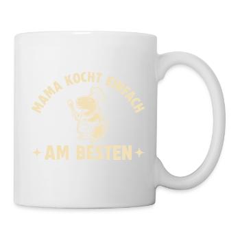 Capybara Mama kocht einfach am besten - Tasse - Weiß - Rechts