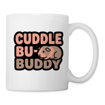 Guinea Pig Love Cuddle Buddy Pet - Mug - white - Right