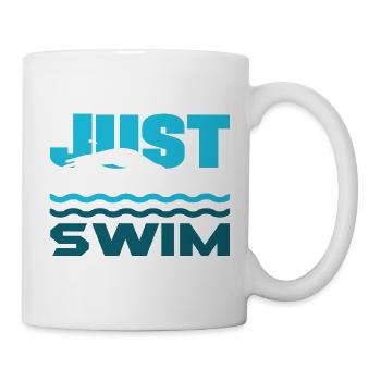 Funny Swimmers Sayings & Swimming Club Design - Mug - white - Right