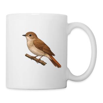 Nachtigall - Tasse - Weiß - Rechts
