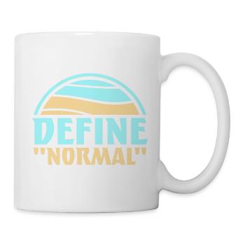 Define Normal Lustig Sarkastisch Definition Grafik - Tasse - Weiß - Rechts
