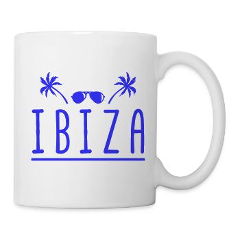 Ibiza Palm Tree Sunglasses - Mug - white - Right