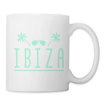 Ibiza Palm Tree Sunglasses - Mug - white - Right