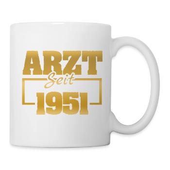 Aerztin 1951 - Tasse - Weiß - Rechts
