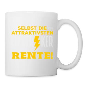 Elektriker Gehen In Rente - Tasse - Weiß - Rechts