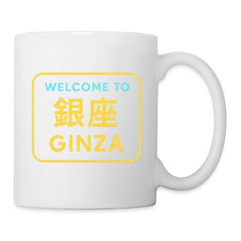 Welcome to Ginza - Mug blanc - blanc - Droite