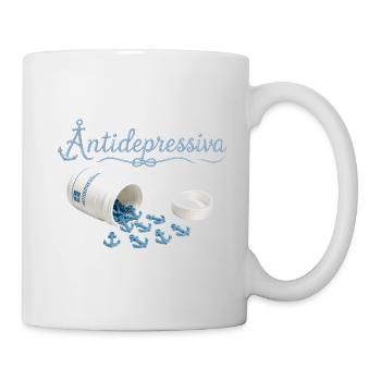 Anker-Antidepressiva Design - Tasse - Weiß - Rechts