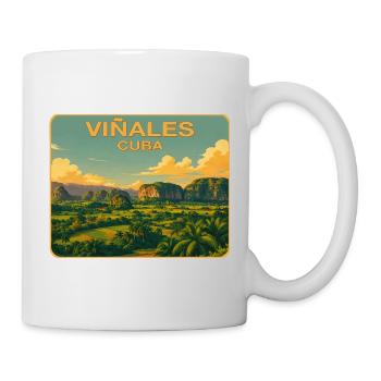 Vinales Kuba - Tasse - Weiß - Rechts