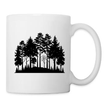Forest Tree Line - Mug - white - Right