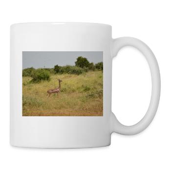 Deer in the steppe grass - Mug - white - Right