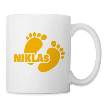 Bébé Niklas - Mug blanc - blanc - Droite