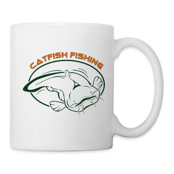 Fische_002_catfish_fishing_001 - Mug - white - Right