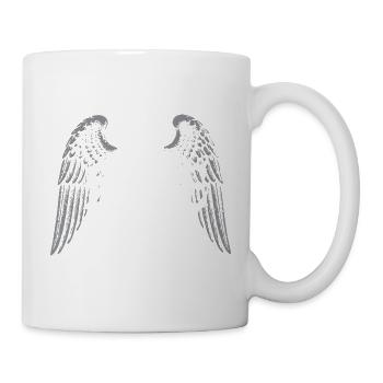 Rave Wings Gothic logo - Mug - white - Right