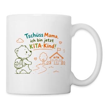 KitaKind Abschied von Mama - Tasse - Weiß - Rechts