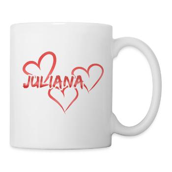 Vorname Juliana - Tasse - Weiß - Rechts
