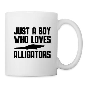 Alligator Reptile - Mug blanc - blanc - Droite