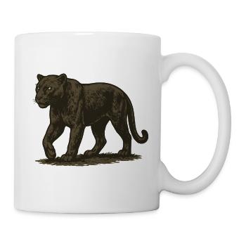 Panther - Tasse - Weiß - Rechts