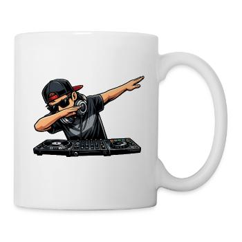 Dabbing DJ - Tasse - Weiß - Rechts