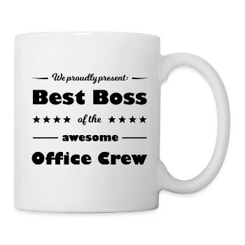 Manager Fanshirt - Tasse - Weiß - Rechts