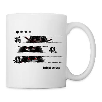 Roter Shinobi Katanas - Tasse - Weiß - Rechts