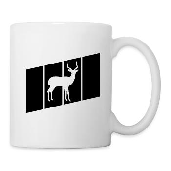 Antelope Silhouette - Mug - white - Right