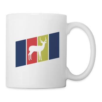 Antelope Silhouette Africa - Mug - white - Right
