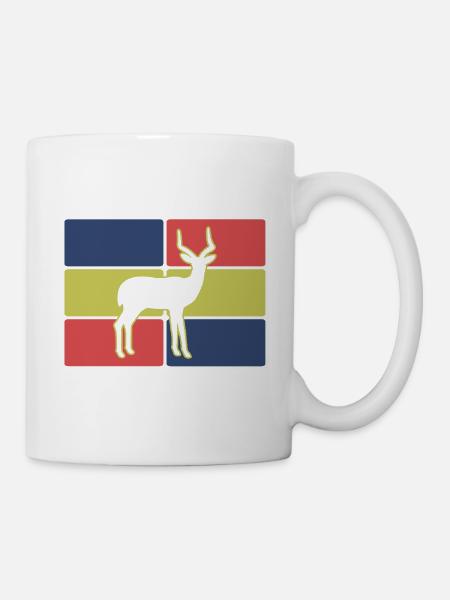 Antilope Afrika Safari - Tasse - Weiß
