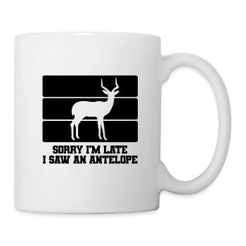 Antelope Humor Saying - Mug - white - Right
