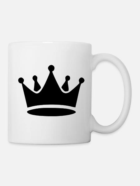 Krone Geburtstag Geschenk Birthday - Tasse - Weiß