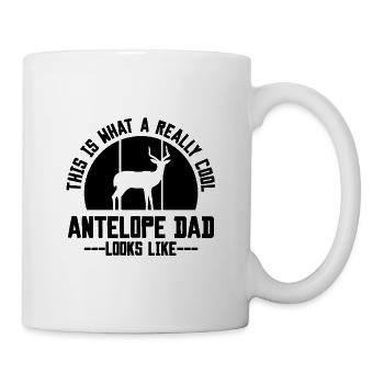 Antelope Dad Retro - Mug - white - Right