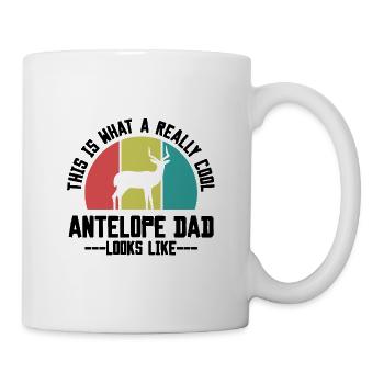 Antelope Dad Retro - Mug - white - Right