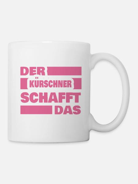Beruf Kuerschner - Tasse - Weiß