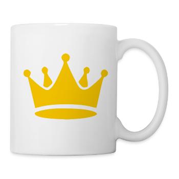 yellow crown birthday gift birthday gifts - Mug - white - Right