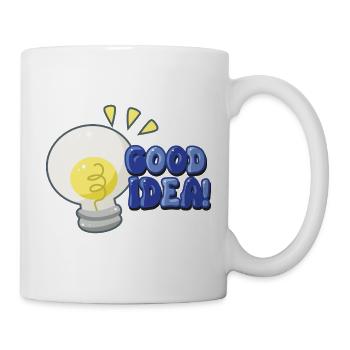 Good Idea Light Bulb Comic - Mug - white - Right