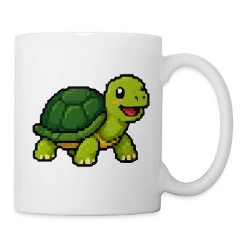 Pixel Turtle Adventure - Mug - white - Right