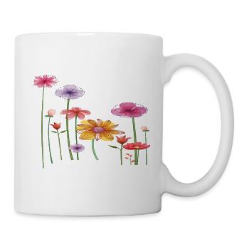 Colorful Wildflowers - Mug - white - Right