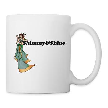 Déesse du Shimmy en Vert - Mug blanc - blanc - Droite