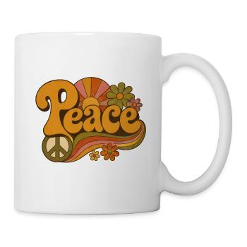 Friede - Tasse - Weiß - Rechts