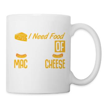 Makkaroni und Käse Mac and Cheese - Tasse - Weiß - Rechts