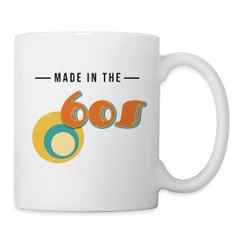 Made in 60s – Classic Vintage Retro - Tasse - Weiß - Rechts