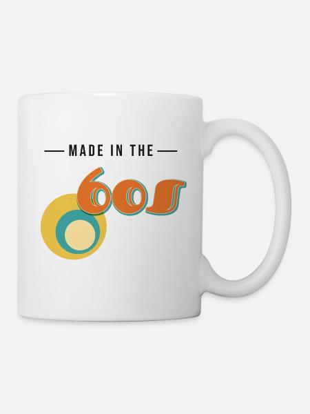 Made in 60s – Classic Vintage Retro - Tasse - Weiß