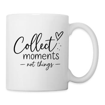 Erinnerungen sammeln - Tasse - Weiß - Rechts
