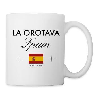 La Orotava Teneriffa Koordinaten Souvenir - Tasse - Weiß - Rechts