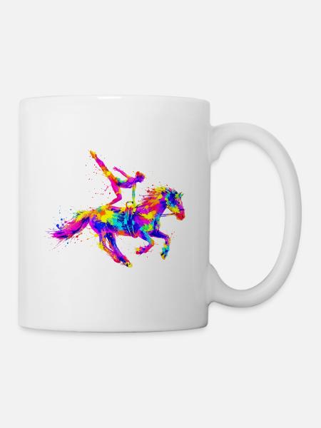 Voltigieren - Tasse - Weiß