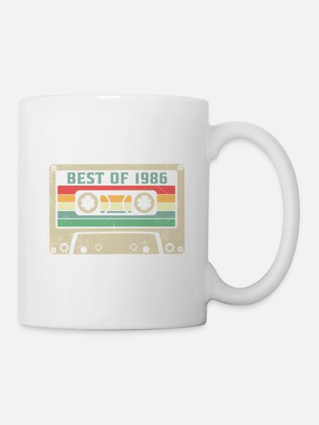 Best of 1986 Retro 40 Years Old 40. Geburtstag - Tasse - Weiß
