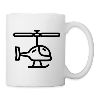 Gyrokopter - Tasse - Weiß - Rechts