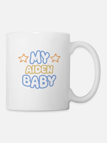 Aiden als Spruch - Tasse - Weiß