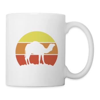 Kamel Retro - Tasse - Weiß - Rechts