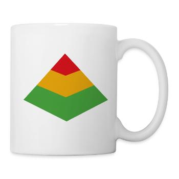 Test Pyramid - Tasse - Weiß - Rechts