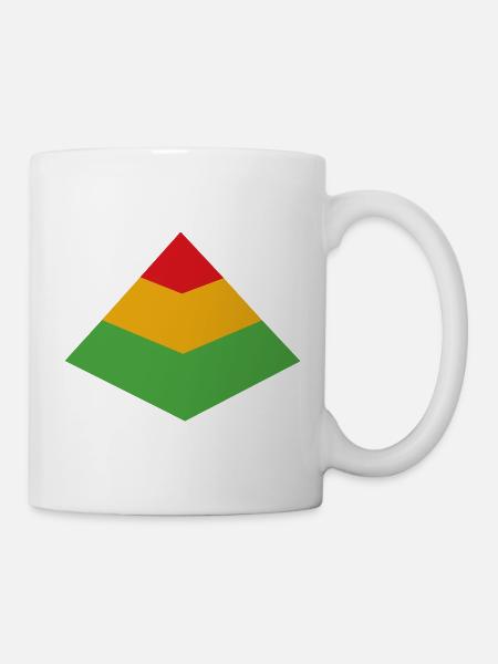 Test Pyramid - Tasse - Weiß